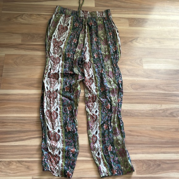 Zara Multicolor Patterned Pants - Picture 5 of 10
